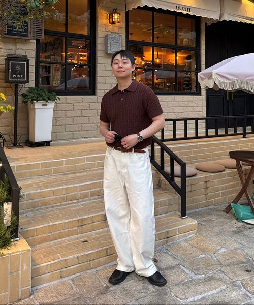 LXT（エルエックスティー）の「エッセンシャルコットンワイドカーブドチノパンツ[ホワイト]（その他パンツ・メンズ・その他・2XL/MEDIUM/LARGE/X-LARGE）」の6枚目の写真