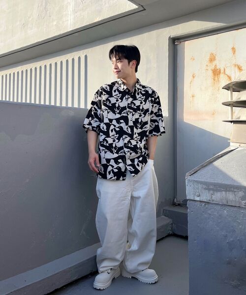 LXT（エルエックスティー）の「エッセンシャルコットンワイドカーブドチノパンツ[ホワイト]（その他パンツ・メンズ・その他・2XL/MEDIUM/LARGE/X-LARGE）」の2枚目の写真