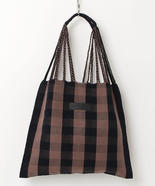 MAISON mou(メゾンムー)の「【Moon Bird/ムーンバード】手織りのハンモックバッグ (L) MBHL010180261(トートバッグ・レディース・イエロー系その他/ブラック/オレンジ系その他/イエロー系その他2/ライトグリーン/ベージュ/イエロー/その他1/その他2/ブラック系その他/ダークベージュ/ピンク/ホワイト系その他2/ホワイト系2/ブラウン/ダークブルー/グリーン/ライトパープル/ダークブラウン/その他4/グレー系その他/ブラック系/ナチュラル/その他3/グレー系その他2・FREE)」の8枚目の写真