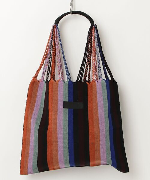 MAISON mou(メゾンムー)の「【Moon Bird/ムーンバード】手織りのハンモックバッグ (L) MBHL010180261(トートバッグ・レディース・イエロー系その他/ブラック/オレンジ系その他/イエロー系その他2/ライトグリーン/ベージュ/イエロー/その他1/その他2/ブラック系その他/ダークベージュ/ピンク/ホワイト系その他2/ホワイト系2/ブラウン/ダークブルー/グリーン/ライトパープル/ダークブラウン/その他4/グレー系その他/ブラック系/ナチュラル/その他3/グレー系その他2・FREE)」の22枚目の写真