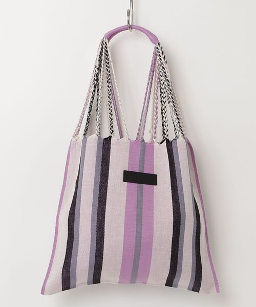 MAISON mou(メゾンムー)の「【Moon Bird/ムーンバード】手織りのハンモックバッグ (L) MBHL010180261(トートバッグ・レディース・イエロー系その他/ブラック/オレンジ系その他/イエロー系その他2/ライトグリーン/ベージュ/イエロー/その他1/その他2/ブラック系その他/ダークベージュ/ピンク/ホワイト系その他2/ホワイト系2/ブラウン/ダークブルー/グリーン/ライトパープル/ダークブラウン/その他4/グレー系その他/ブラック系/ナチュラル/その他3/グレー系その他2・FREE)」の16枚目の写真