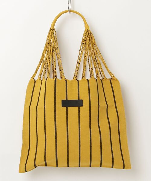 MAISON mou(メゾンムー)の「【Moon Bird/ムーンバード】手織りのハンモックバッグ (L) MBHL010180261(トートバッグ・レディース・イエロー系その他/ブラック/オレンジ系その他/イエロー系その他2/ライトグリーン/ベージュ/イエロー/その他1/その他2/ブラック系その他/ダークベージュ/ピンク/ホワイト系その他2/ホワイト系2/ブラウン/ダークブルー/グリーン/ライトパープル/ダークブラウン/その他4/グレー系その他/ブラック系/ナチュラル/その他3/グレー系その他2・FREE)」の18枚目の写真