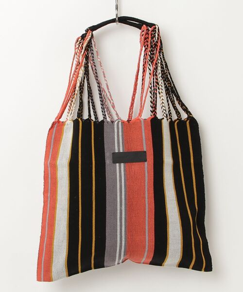 MAISON mou(メゾンムー)の「【Moon Bird/ムーンバード】手織りのハンモックバッグ (L) MBHL010180261(トートバッグ・レディース・イエロー系その他/ブラック/オレンジ系その他/イエロー系その他2/ライトグリーン/ベージュ/イエロー/その他1/その他2/ブラック系その他/ダークベージュ/ピンク/ホワイト系その他2/ホワイト系2/ブラウン/ダークブルー/グリーン/ライトパープル/ダークブラウン/その他4/グレー系その他/ブラック系/ナチュラル/その他3/グレー系その他2・FREE)」の21枚目の写真