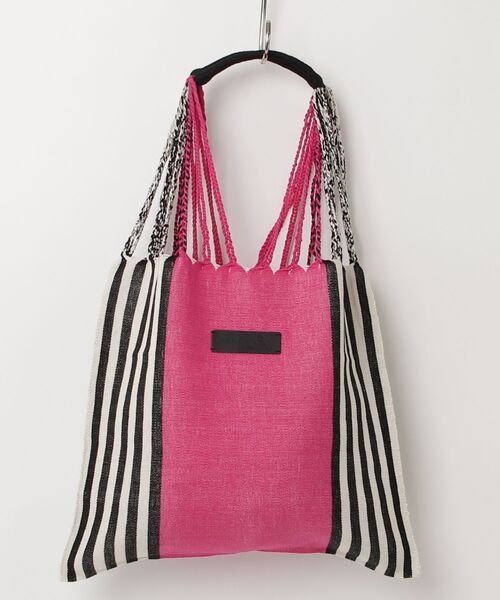 MAISON mou(メゾンムー)の「【Moon Bird/ムーンバード】手織りのハンモックバッグ (L) MBHL010180261(トートバッグ・レディース・イエロー系その他/ブラック/オレンジ系その他/イエロー系その他2/ライトグリーン/ベージュ/イエロー/その他1/その他2/ブラック系その他/ダークベージュ/ピンク/ホワイト系その他2/ホワイト系2/ブラウン/ダークブルー/グリーン/ライトパープル/ダークブラウン/その他4/グレー系その他/ブラック系/ナチュラル/その他3/グレー系その他2・FREE)」の20枚目の写真