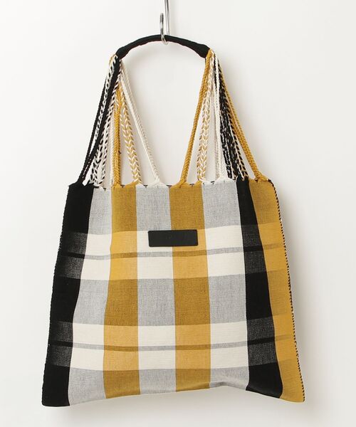 MAISON mou(メゾンムー)の「【Moon Bird/ムーンバード】手織りのハンモックバッグ (L) MBHL010180261(トートバッグ・レディース・イエロー系その他/ブラック/オレンジ系その他/イエロー系その他2/ライトグリーン/ベージュ/イエロー/その他1/その他2/ブラック系その他/ダークベージュ/ピンク/ホワイト系その他2/ホワイト系2/ブラウン/ダークブルー/グリーン/ライトパープル/ダークブラウン/その他4/グレー系その他/ブラック系/ナチュラル/その他3/グレー系その他2・FREE)」の17枚目の写真