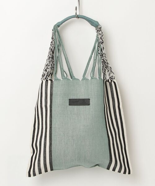 MAISON mou(メゾンムー)の「【Moon Bird/ムーンバード】手織りのハンモックバッグ (L) MBHL010180261(トートバッグ・レディース・イエロー系その他/ブラック/オレンジ系その他/イエロー系その他2/ライトグリーン/ベージュ/イエロー/その他1/その他2/ブラック系その他/ダークベージュ/ピンク/ホワイト系その他2/ホワイト系2/ブラウン/ダークブルー/グリーン/ライトパープル/ダークブラウン/その他4/グレー系その他/ブラック系/ナチュラル/その他3/グレー系その他2・FREE)」の14枚目の写真