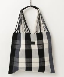 MAISON mou（メゾンムー）の「【Moon Bird/ムーンバード】手織りのハンモックバッグ (L) MBHL010180261（トートバッグ）」