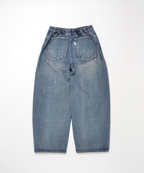 SUPERTHANKS(スーパーサンクス)の「スペースデニム バレルレッグジーンズ Space denim barrel leg jeans(デニムパンツ・メンズ・ブルー・L/M/S)」の18枚目の写真