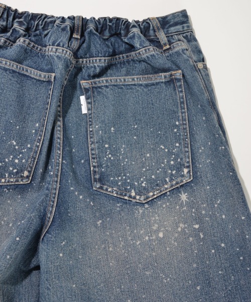 SUPERTHANKS(スーパーサンクス)の「スペースデニム バレルレッグジーンズ Space denim barrel leg jeans(デニムパンツ・メンズ・ブルー・L/M/S)」の15枚目の写真