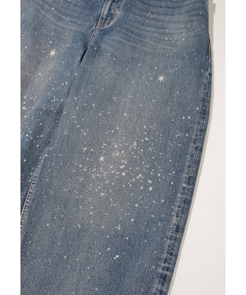 SUPERTHANKS(スーパーサンクス)の「スペースデニム バレルレッグジーンズ Space denim barrel leg jeans(デニムパンツ・メンズ・ブルー・L/M/S)」の13枚目の写真