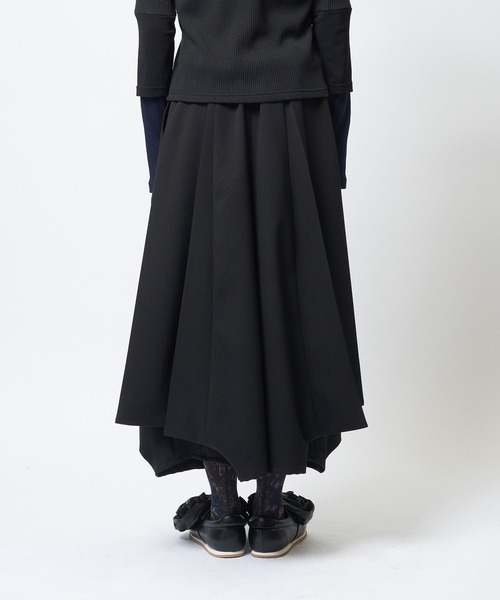 gomme(ゴム)の「ウーリーライクスカートパンツ(その他パンツ・レディース・チャコールグレー/ブラック/カーキ・MEDIUM)」の15枚目の写真