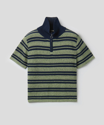 HUSTLER HALF ZIP (GREEN)