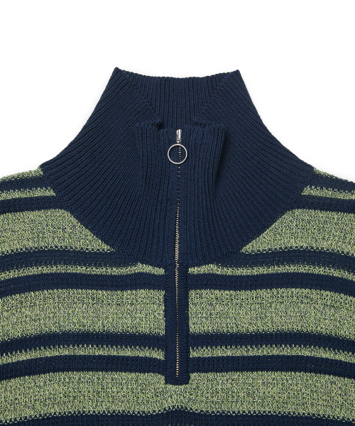MMIC（エムエムアイシー）の「HUSTLER HALF ZIP (GREEN)（ニット/セーター・メンズ・その他・LARGE/MEDIUM）」の2枚目の写真