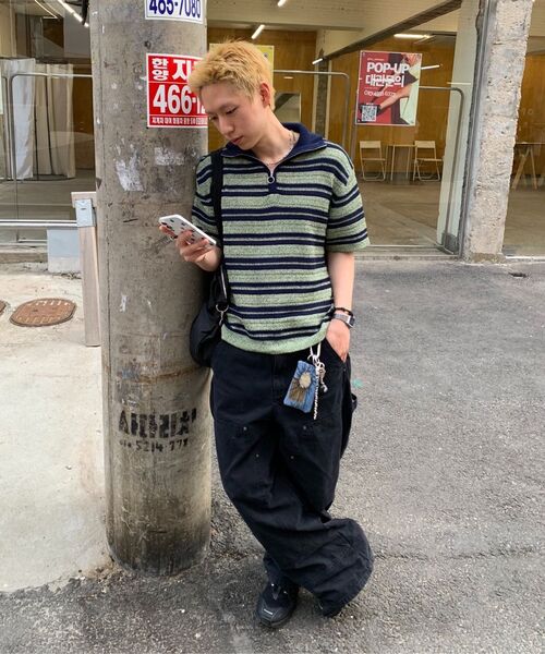 MMIC（エムエムアイシー）の「HUSTLER HALF ZIP (GREEN)（ニット/セーター・メンズ・その他・LARGE/MEDIUM）」の7枚目の写真