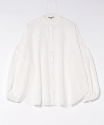 DESIGNWORKS デザインワークス ブラウス M 白 【古着】【中古】【送料無料】 セール】 【セットアップ対応】フリルTブラウス （シャツ・ブラウス