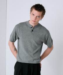 ネップテクスチャー ヘンリーサマーニット / nep texture henry summer knit