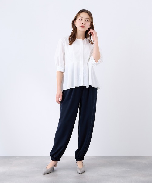 QUEENS COURT(クイーンズコート)の「2WAYジョーゼットジョグパンツ(その他パンツ・レディース・ブラック/ブラウン/ネイビー・M)」の11枚目の写真