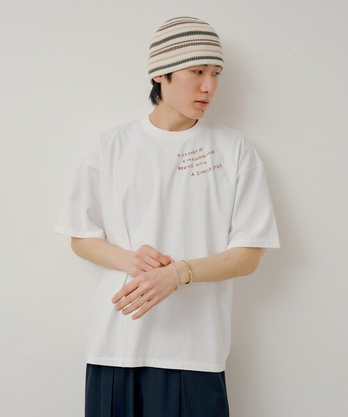 Kastane(カスタネ)の「【UNISEX】ニットメトロハット(ハット・レディース・ネイビー/ホワイト/ブラック・FREE)」の13枚目の写真
