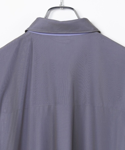 LEPSIM(レプシィム)の「サラキレチュールレイヤーチュニックSS 739872(シャツ/ブラウス・レディース・ピンク/ブルーパープル/チャコールグレー・FREE)」の10枚目の写真