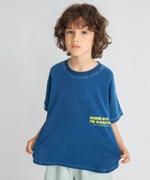 BRANSHES | インディゴ天竺ラウンドヘムTシャツ(Tシャツ/カットソー)