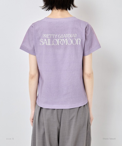 tanakadaisuke(タナカダイスケ)の「【tanakadaisuke/タナカダイスケ】Princess Serenity & Prince Endymion T-shirt/プリンセス・セレニティ&プリンス・エンディミオンTシャツ(Tシャツ/カットソー・レディース・パープル・M/S)」の6枚目の写真