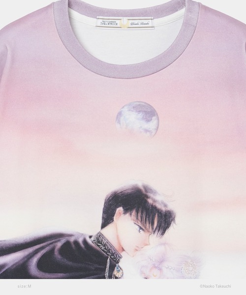 tanakadaisuke(タナカダイスケ)の「【tanakadaisuke/タナカダイスケ】Princess Serenity & Prince Endymion T-shirt/プリンセス・セレニティ&プリンス・エンディミオンTシャツ(Tシャツ/カットソー・レディース・パープル・M/S)」の12枚目の写真