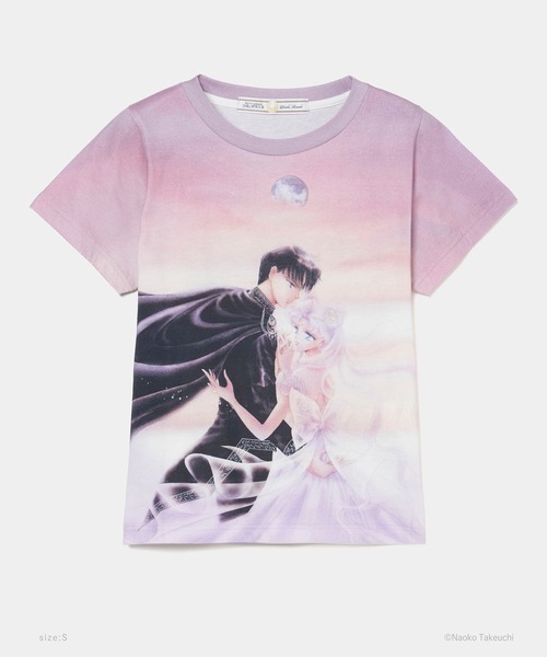 tanakadaisuke(タナカダイスケ)の「【tanakadaisuke/タナカダイスケ】Princess Serenity & Prince Endymion T-shirt/プリンセス・セレニティ&プリンス・エンディミオンTシャツ(Tシャツ/カットソー・レディース・パープル・M/S)」の7枚目の写真