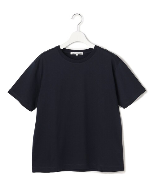 23区 L(ニジュウサンクオオキイサイズ)の「シルキータッチ ベーシック Tシャツ(Tシャツ/カットソー・レディース・グレー系/ホワイト系/ブラック系/ネイビー系/ダルブルー系/パイングリーン系/ピンク系/カーキ系/ベージュ系・44/46)」の7枚目の写真