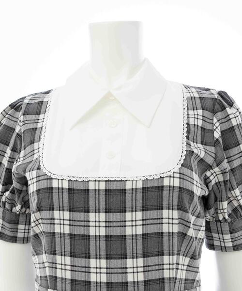 INGNI(イング)の「【WEB限定】チェック柄シャツドッキングプリーツミニワンピース(ワンピース・レディース・グレー系8/ブラウン系その他2・M)」の16枚目の写真