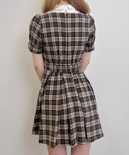 INGNI(イング)の「【WEB限定】チェック柄シャツドッキングプリーツミニワンピース(ワンピース・レディース・グレー系8/ブラウン系その他2・M)」の20枚目の写真