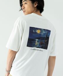 度詰め天竺プリントT