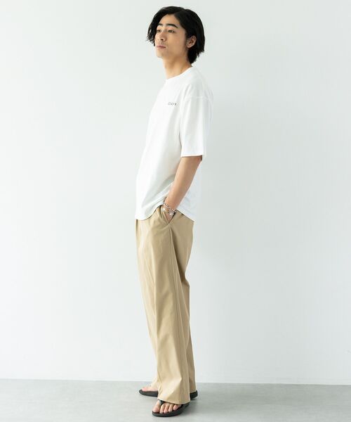 CRAFT STANDARD BOUTIQUE(クラフトスタンダードブティック)の「度詰め天竺プリントT(Tシャツ/カットソー・メンズ・ブラック/ホワイト・M/L/LL)」の9枚目の写真