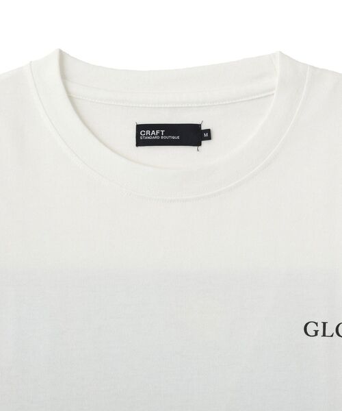 CRAFT STANDARD BOUTIQUE(クラフトスタンダードブティック)の「度詰め天竺プリントT(Tシャツ/カットソー・メンズ・ブラック/ホワイト・M/L/LL)」の5枚目の写真