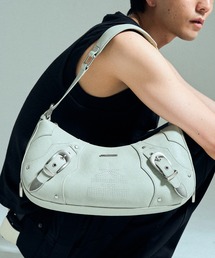 CAMPHOR WOOD（カンファーウッド）の「FAUX LEATHER BELT BUCKLE WESTERN BAG / フェイクレザーベルトバックルウエスタンバッグ（ショルダーバッグ）」