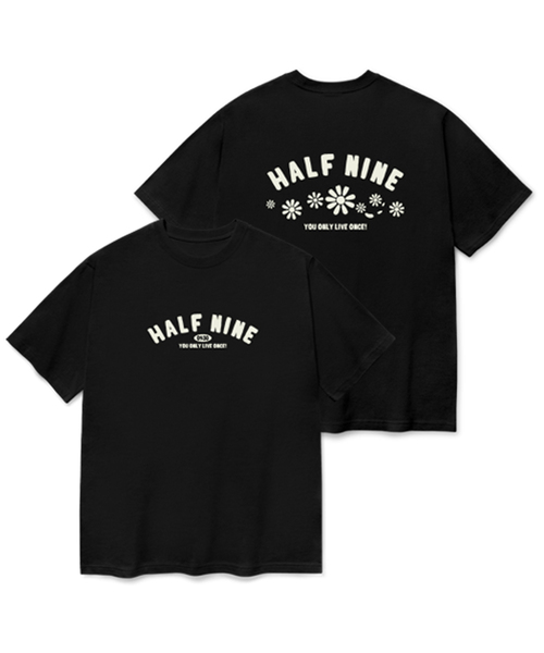 HALFNINE(ハーフナイン)の「ウェストコーストムード 半袖Tシャツ I05BRD_HBX11335(Tシャツ/カットソー・メンズ・ホワイト/ブラック・SMALL/MEDIUM/LARGE/X-LARGE)」の2枚目の写真