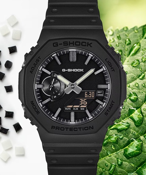 G-SHOCK(ジーショック)の「G-SHOCK/ジーショック 腕時計 "LUXE BLACK" GM-2100LXB-1A9J(アナログ腕時計・メンズ・ブラック×ゴールド・FREE)」の4枚目の写真