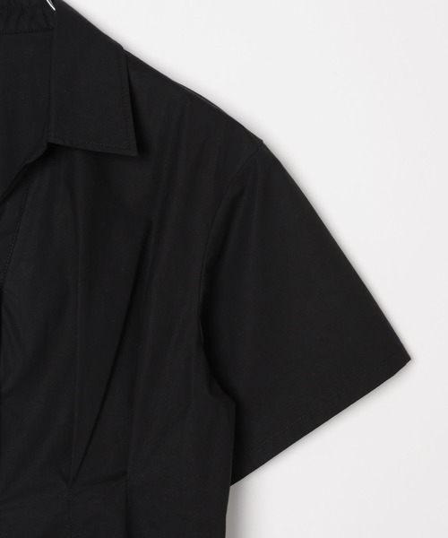 PAGEBOY(ページボーイ)の「ウエストタックシャツショートスリーブ(シャツ/ブラウス・レディース・ブルー系その他/ブラック・FREE)」の13枚目の写真