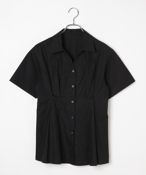 PAGEBOY(ページボーイ)の「ウエストタックシャツショートスリーブ(シャツ/ブラウス・レディース・ブルー系その他/ブラック・FREE)」の15枚目の写真