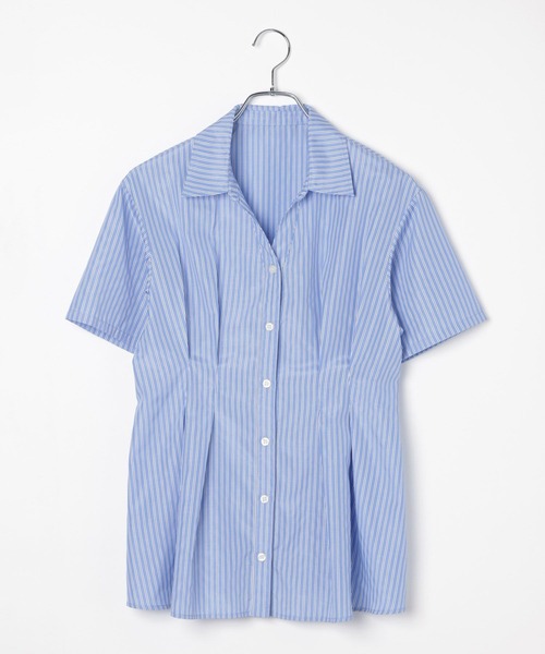 PAGEBOY(ページボーイ)の「ウエストタックシャツショートスリーブ(シャツ/ブラウス・レディース・ブルー系その他/ブラック・FREE)」の18枚目の写真