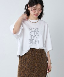 MICA&DEAL | ロゴプリントクロップドTシャツ(Tシャツ/カットソー)