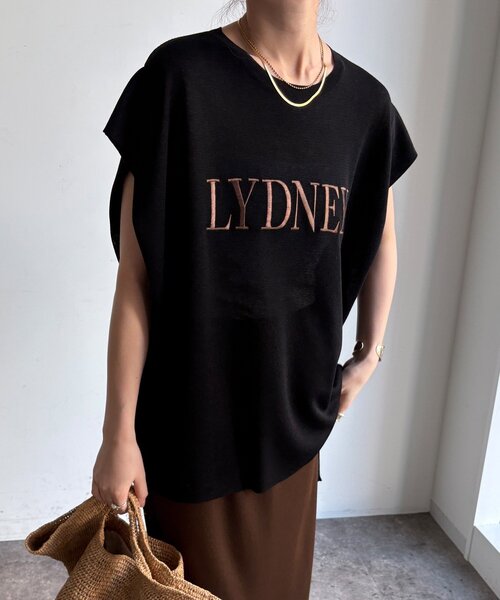 DouDou(ドゥドゥ)の「【WEB限定】ロゴチュニックニットトップス(ニット/セーター・レディース・ブラック/ベージュ/ブラウン・FREE)」の8枚目の写真