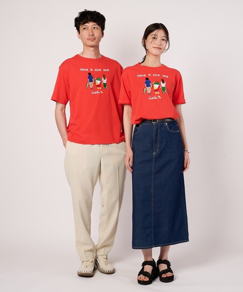 Arnold Palmer(アーノルドパーマー)の「シェア アート柄 グラフィック Tシャツ(Tシャツ/カットソー・レディース・ホワイト/レッド/ネイビー・M/XS/L/S/LL)」の5枚目の写真