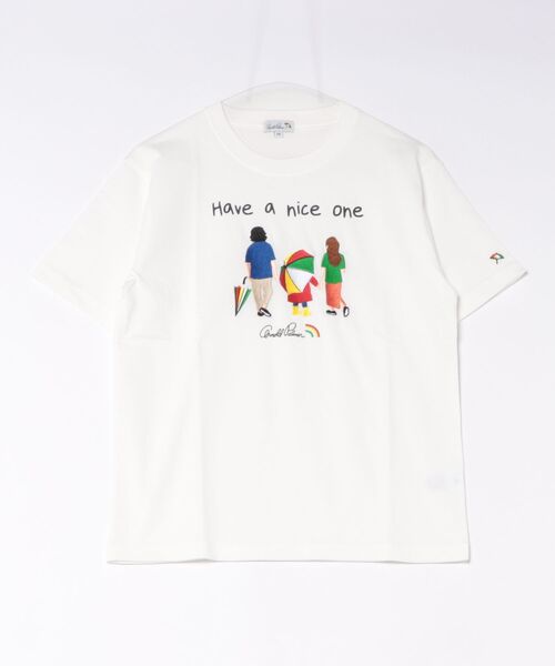 Arnold Palmer(アーノルドパーマー)の「シェア アート柄 グラフィック Tシャツ(Tシャツ/カットソー・レディース・ホワイト/レッド/ネイビー・M/XS/L/S/LL)」の22枚目の写真