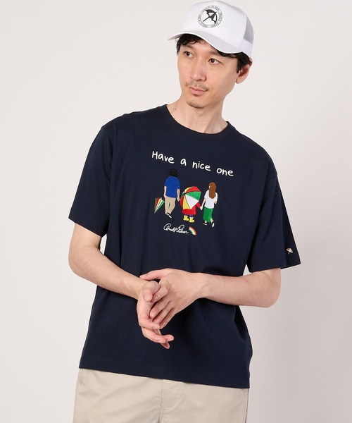 Arnold Palmer(アーノルドパーマー)の「シェア アート柄 グラフィック Tシャツ(Tシャツ/カットソー・レディース・ホワイト/レッド/ネイビー・M/XS/L/S/LL)」の10枚目の写真