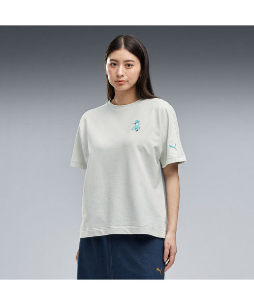 PUMA(プーマ)の「PUMA プーマ ウィメンズ ESS エレベーテッド MX ベビー TR 半袖 Tシャツ(Tシャツ/カットソー・レディース・ホワイト/オフホワイト/ブラック・MEDIUM/SMALL/X-LARGE/LARGE)」の3枚目の写真