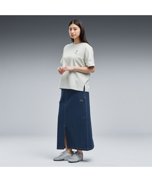 PUMA(プーマ)の「PUMA プーマ ウィメンズ ESS エレベーテッド MX ベビー TR 半袖 Tシャツ(Tシャツ/カットソー・レディース・ホワイト/オフホワイト/ブラック・MEDIUM/SMALL/X-LARGE/LARGE)」の5枚目の写真