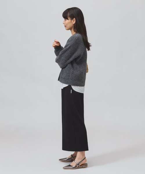TIGORA(ティゴラ)の「ティゴラ TIGORA 撥水ストレッチリブタイトスカート(スカート・レディース・ブラック/チャコールグレー・L/M/S/XL)」の11枚目の写真