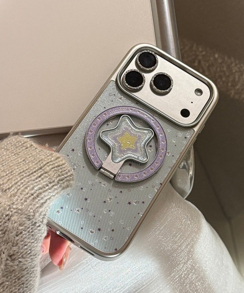 Fun & Daily(ファンアンドデイリー)の「F&D : Magsafe対応スターiPhoneケース&スターリング / iPhone16 / 17 / Plus / Pro / Pro Max / Air アイフォンケース(スマホケース/カバー・レディース・ブルー・iPhone 17 Pro Max/iPhone 17/iPhone 17 Pro/iPhone 16)」の8枚目の写真
