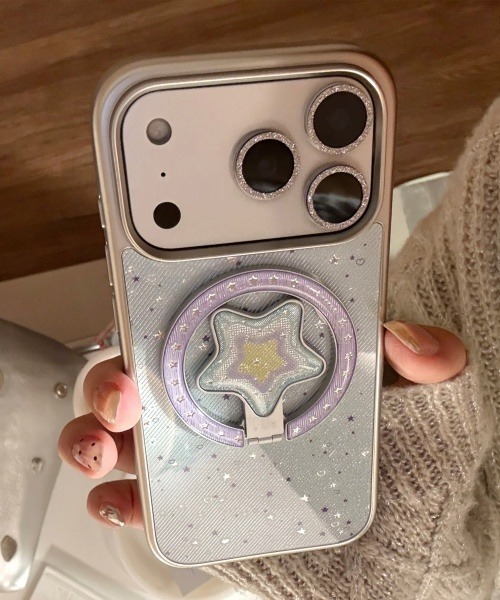 Fun & Daily(ファンアンドデイリー)の「F&D : Magsafe対応スターiPhoneケース&スターリング / iPhone16 / 17 / Plus / Pro / Pro Max / Air アイフォンケース(スマホケース/カバー・レディース・ブルー・iPhone 17 Pro Max/iPhone 17/iPhone 17 Pro/iPhone 16)」の10枚目の写真