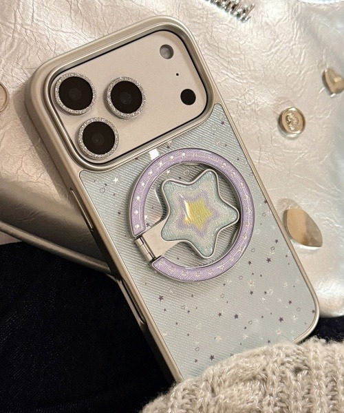 Fun & Daily(ファンアンドデイリー)の「F&D : Magsafe対応スターiPhoneケース&スターリング / iPhone16 / 17 / Plus / Pro / Pro Max / Air アイフォンケース(スマホケース/カバー・レディース・ブルー・iPhone 17 Pro Max/iPhone 17/iPhone 17 Pro/iPhone 16)」の11枚目の写真